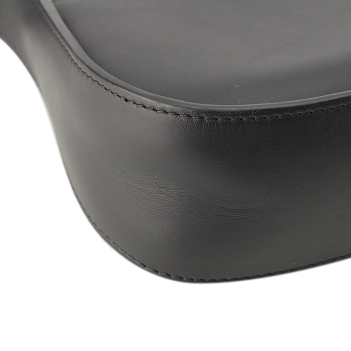 The Row Leather Half Moon Shoulder Bag