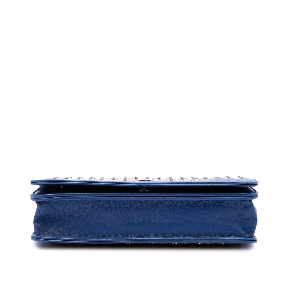 Chanel CC Lambskin Studded Wallet On Chain