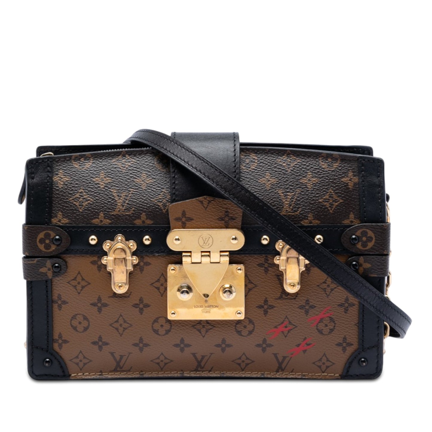 Louis Vuitton Monogram Reverse Trunk Clutch