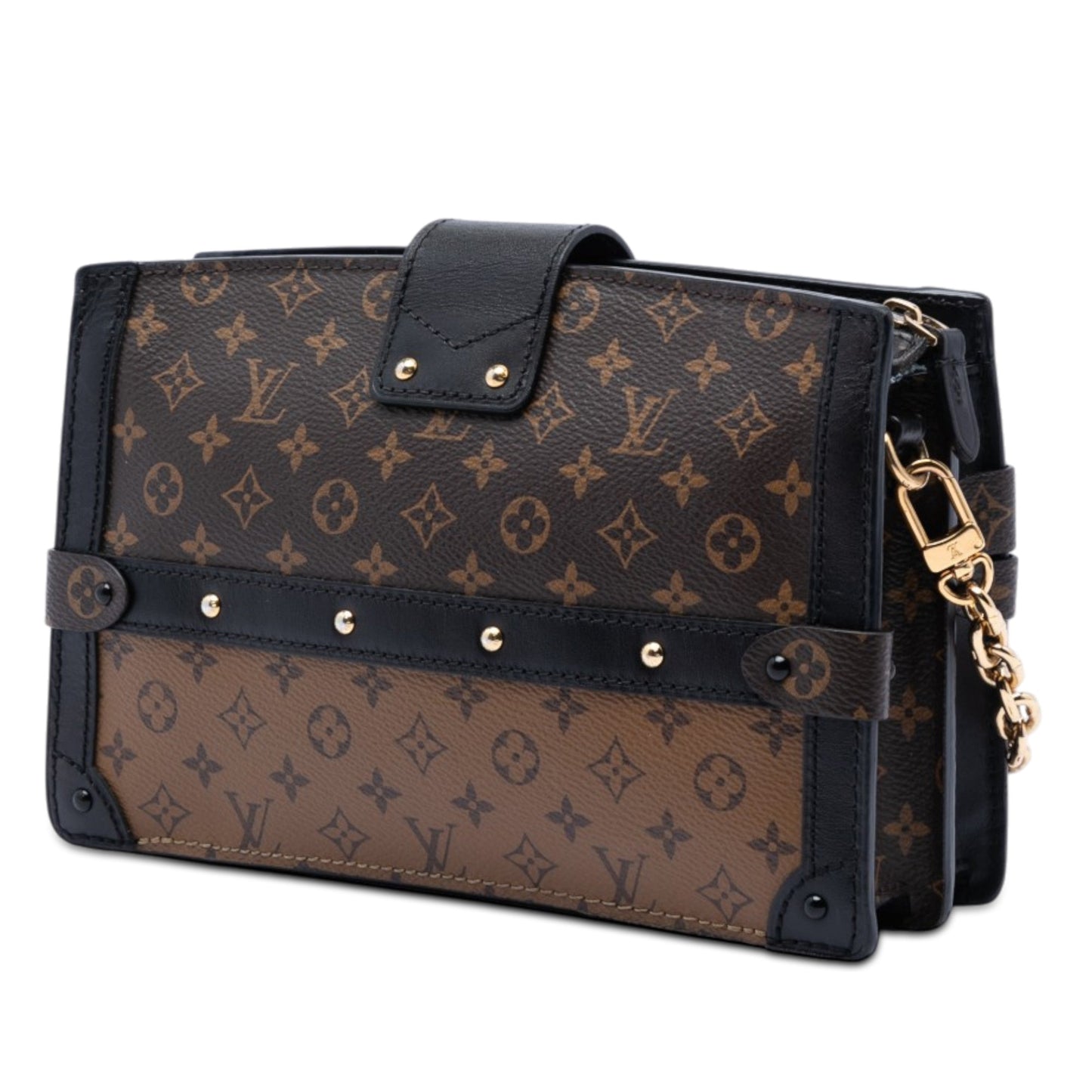 Louis Vuitton Monogram Reverse Trunk Clutch