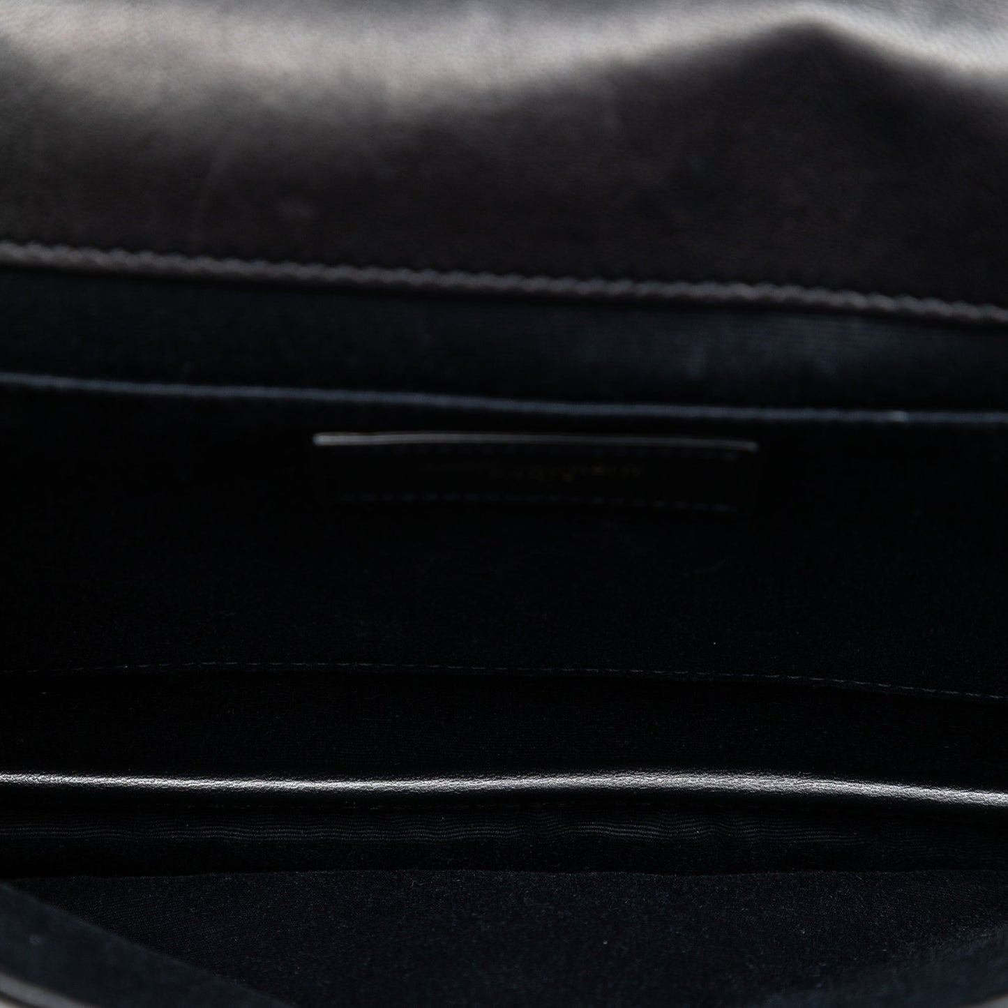 Saint Laurent Quilted Lambskin Envelope Pouch