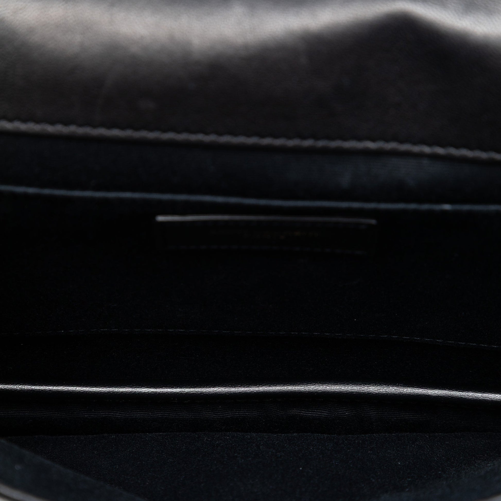Saint Laurent Quilted Lambskin Envelope Pouch