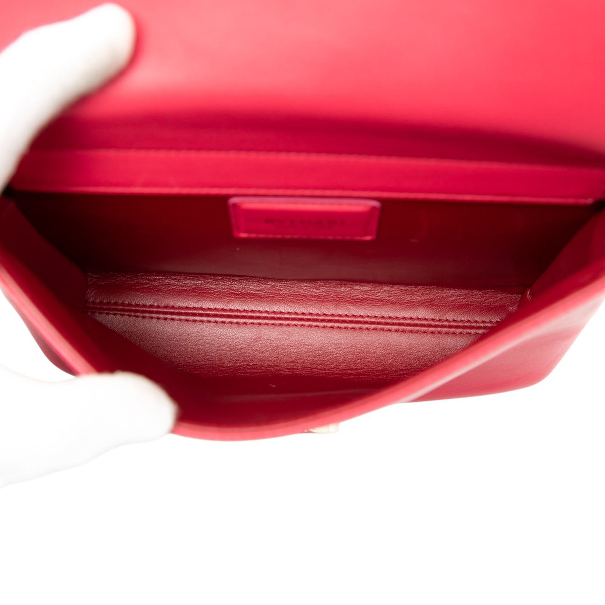 Bvlgari Leather Duet Top Handle Bag
