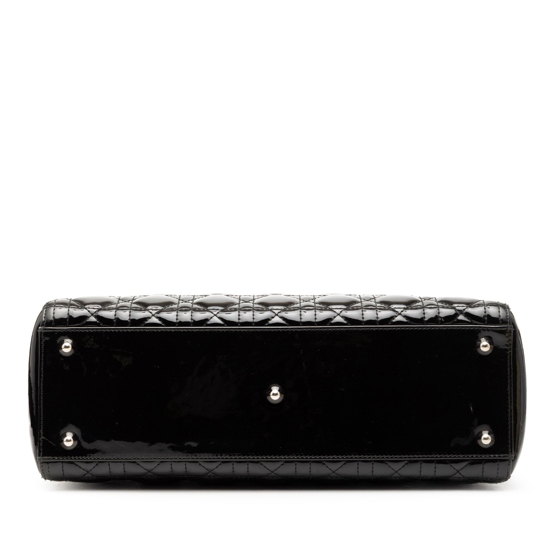 Dior Large Patent Cannage Lady Dior