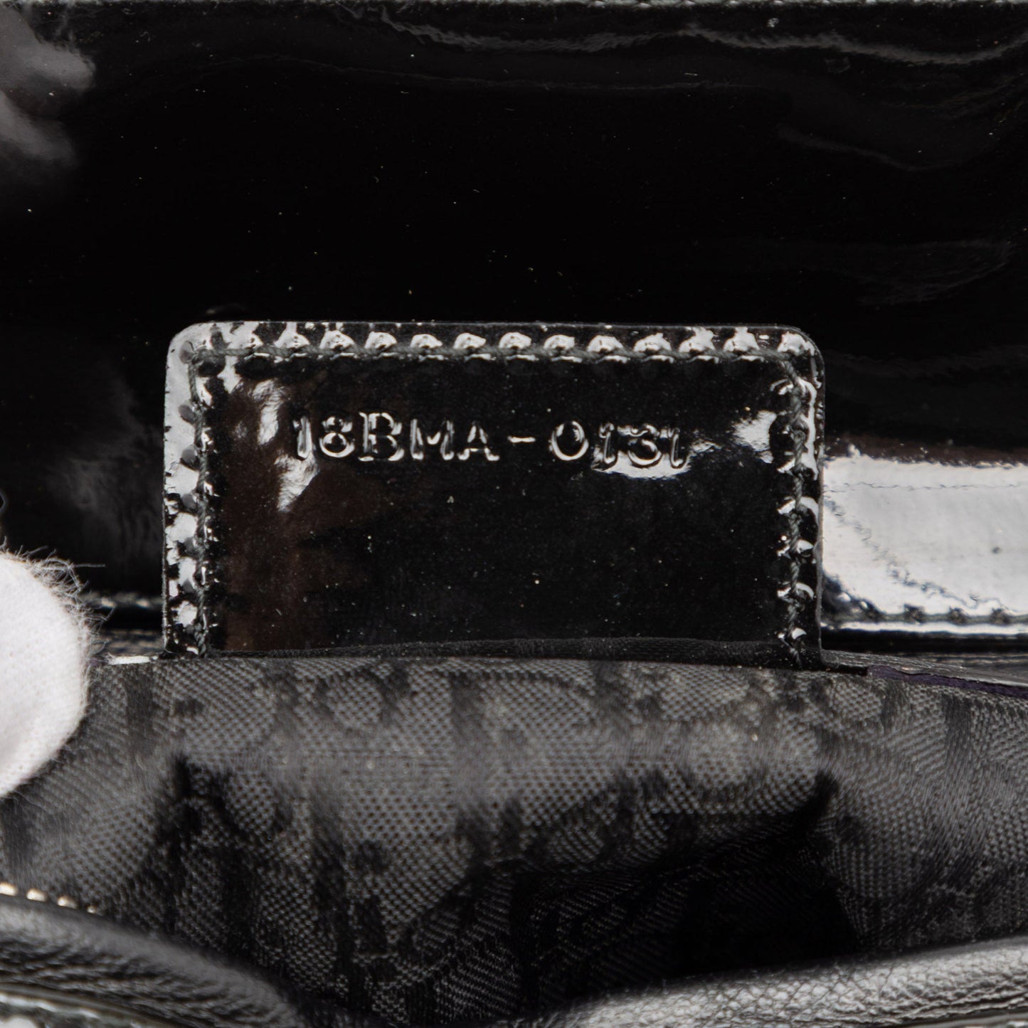 Dior Large Patent Cannage Lady Dior
