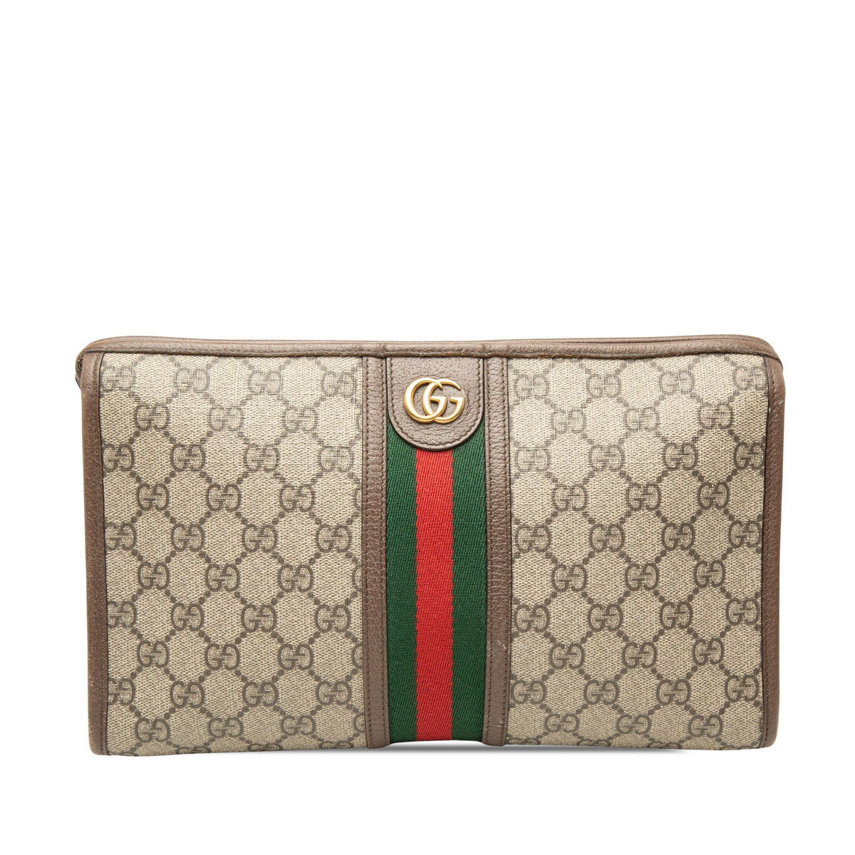 Gucci GG Supreme Web Ophidia Clutch