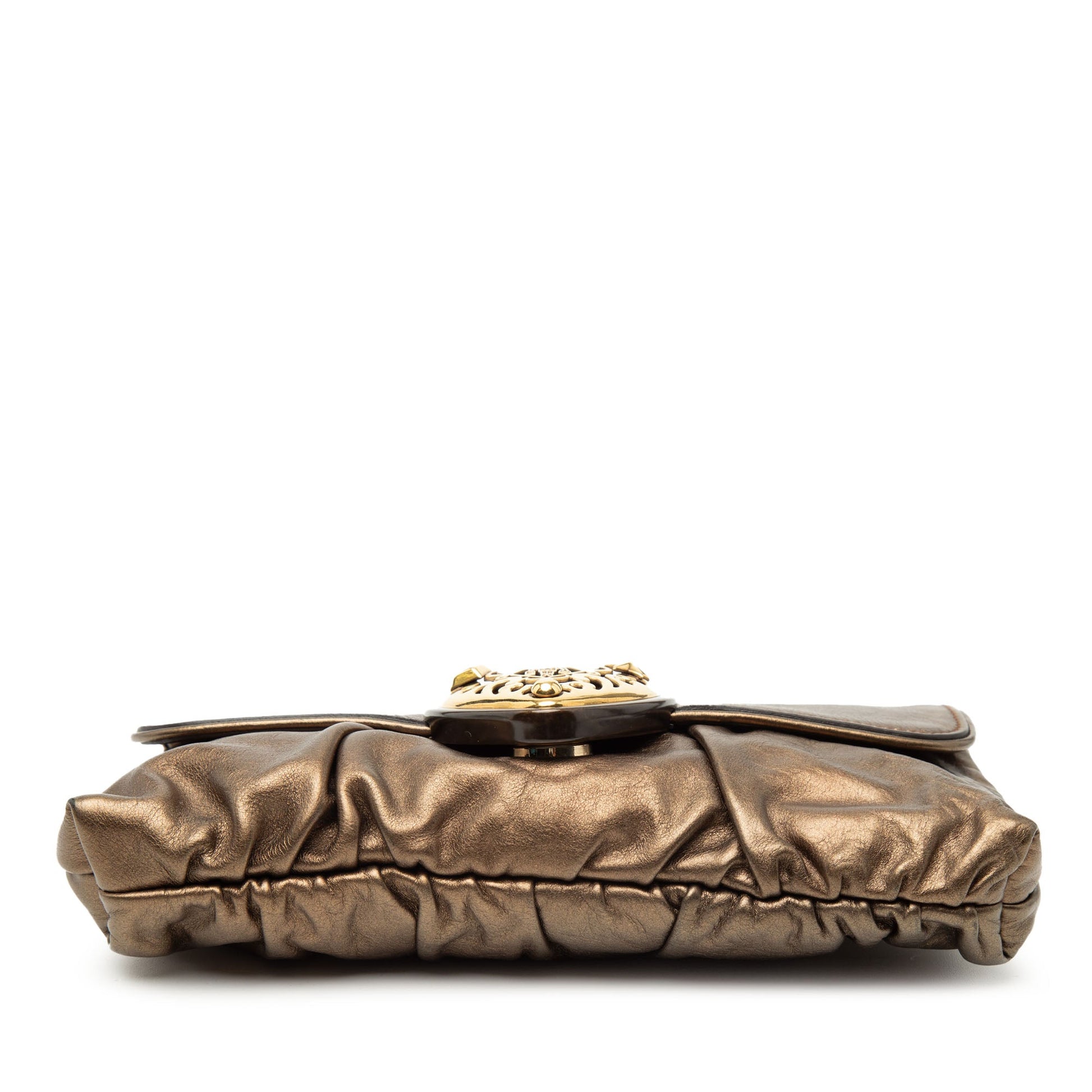 Gucci Metallic Calfskin Hysteria Shoulder Bag