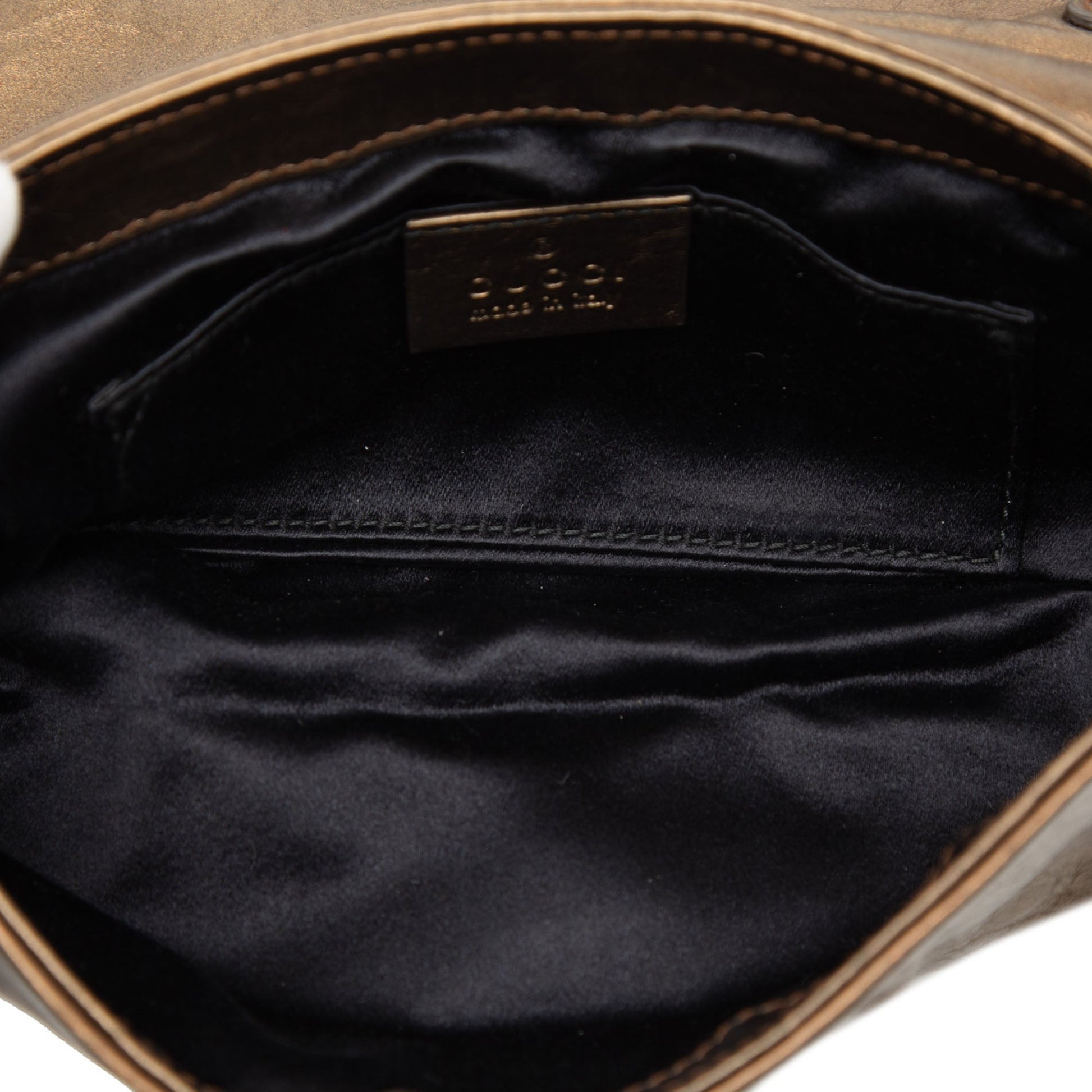 Gucci Metallic Calfskin Hysteria Shoulder Bag