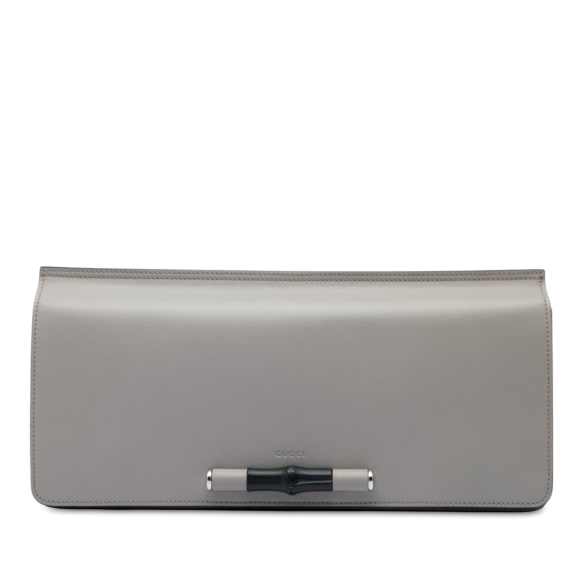 Gucci Calfskin Lady Bamboo Clutch