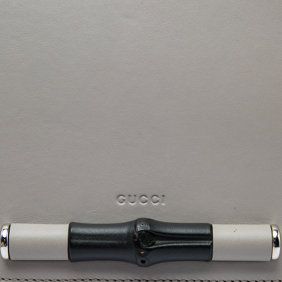 Gucci Calfskin Lady Bamboo Clutch