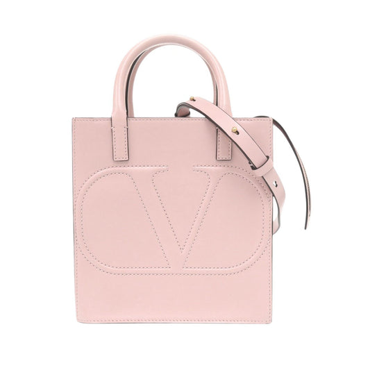 Valentino Small Leather VLogo Walk Tote