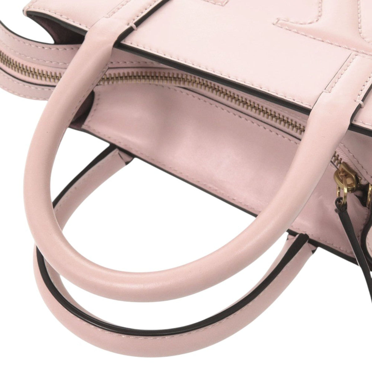 Valentino Small Leather VLogo Walk Tote