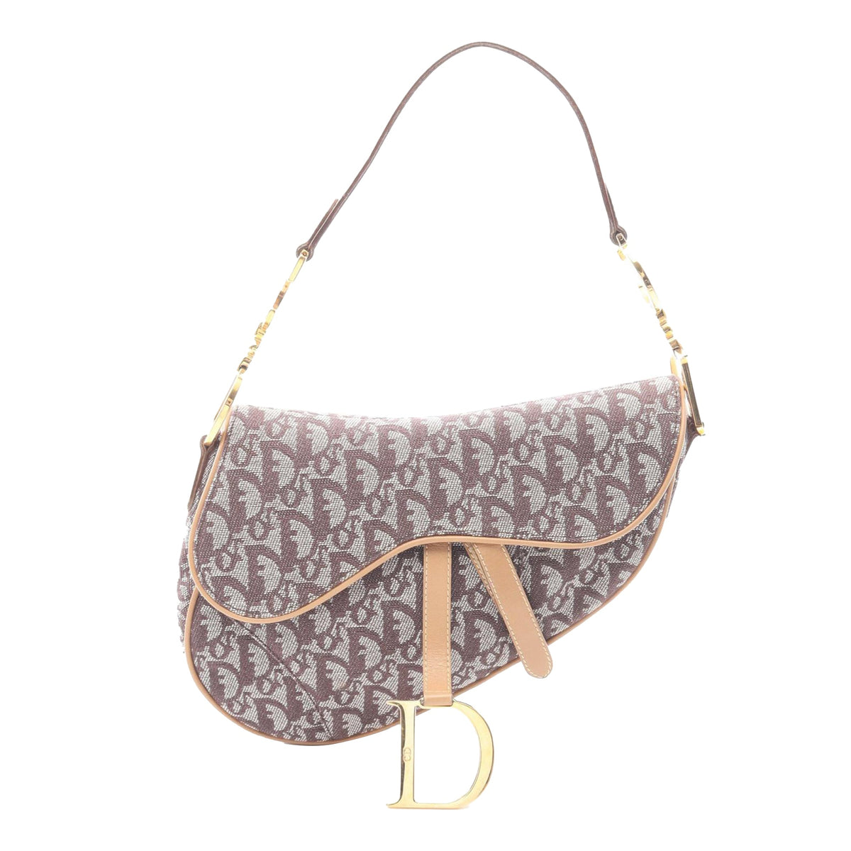 Dior Diorissimo Canvas Saddle Bag