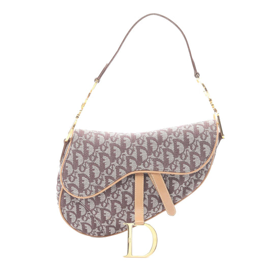 Dior Diorissimo Canvas Saddle Bag