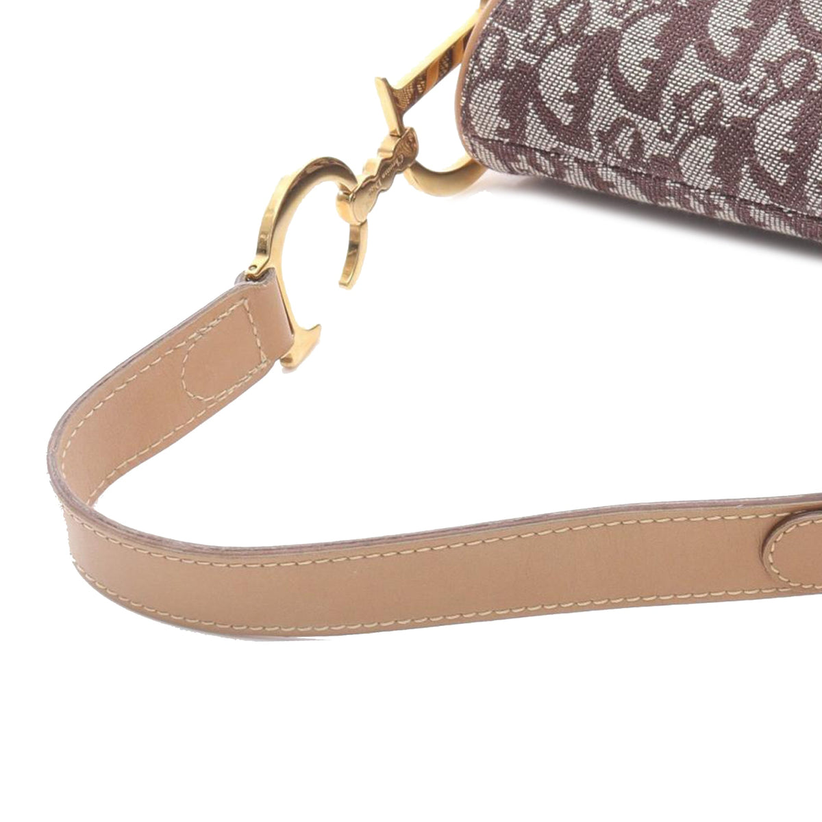 Dior Diorissimo Canvas Saddle Bag