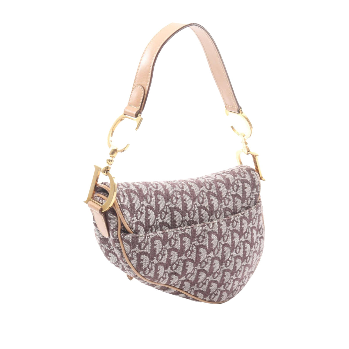 Dior Diorissimo Canvas Saddle Bag