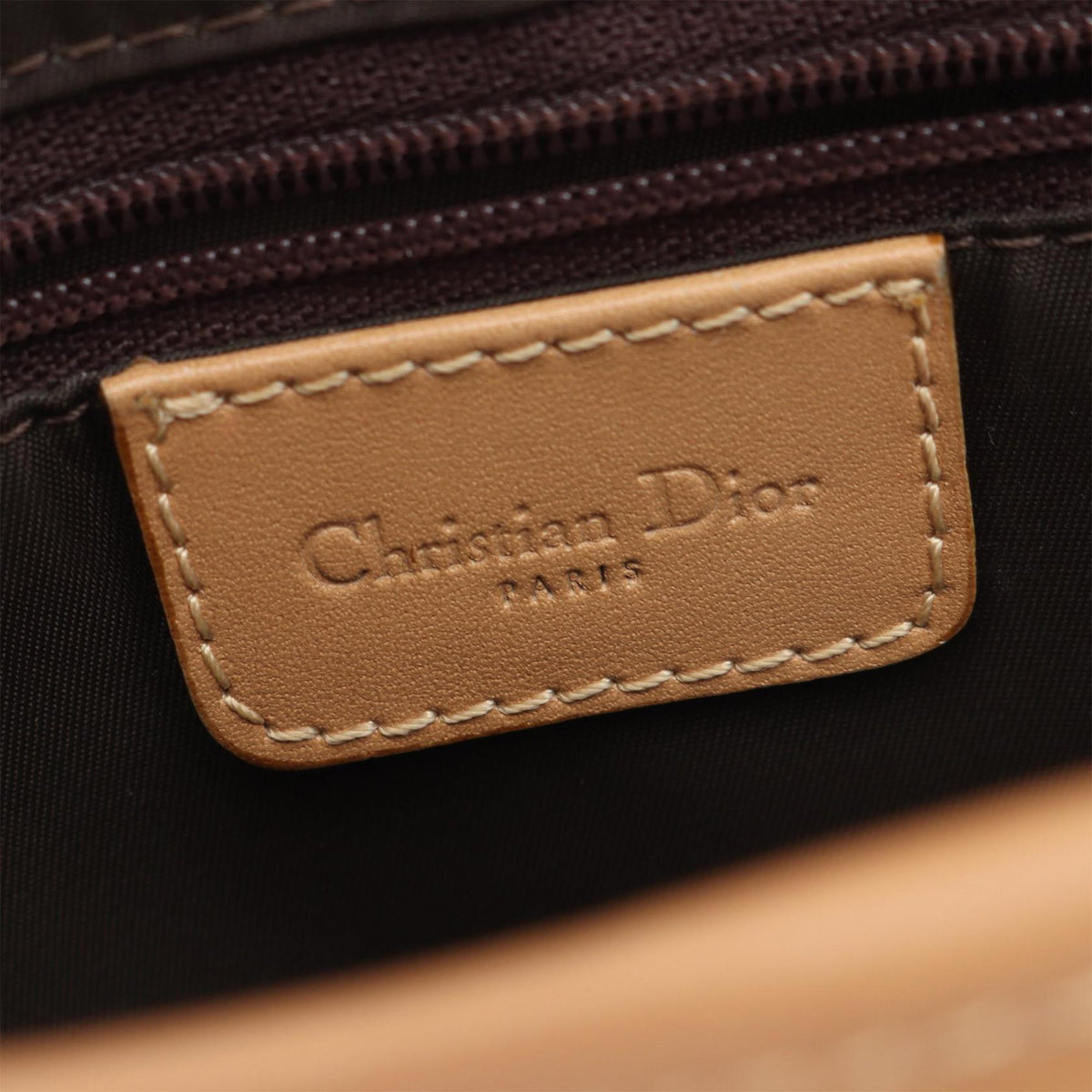 Dior Diorissimo Canvas Saddle Bag