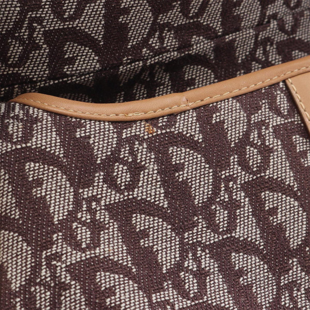 Dior Diorissimo Canvas Saddle Bag