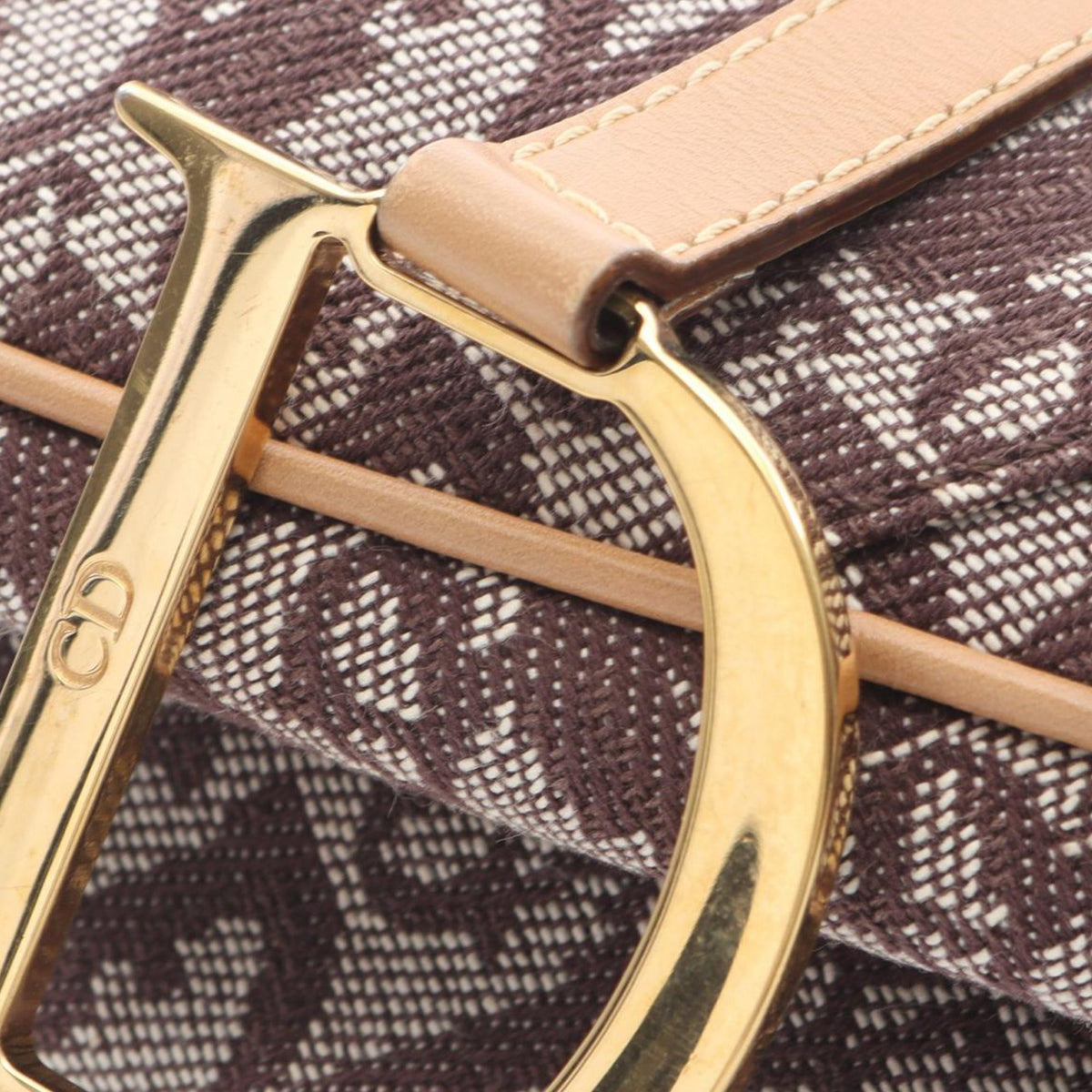 Dior Diorissimo Canvas Saddle Bag