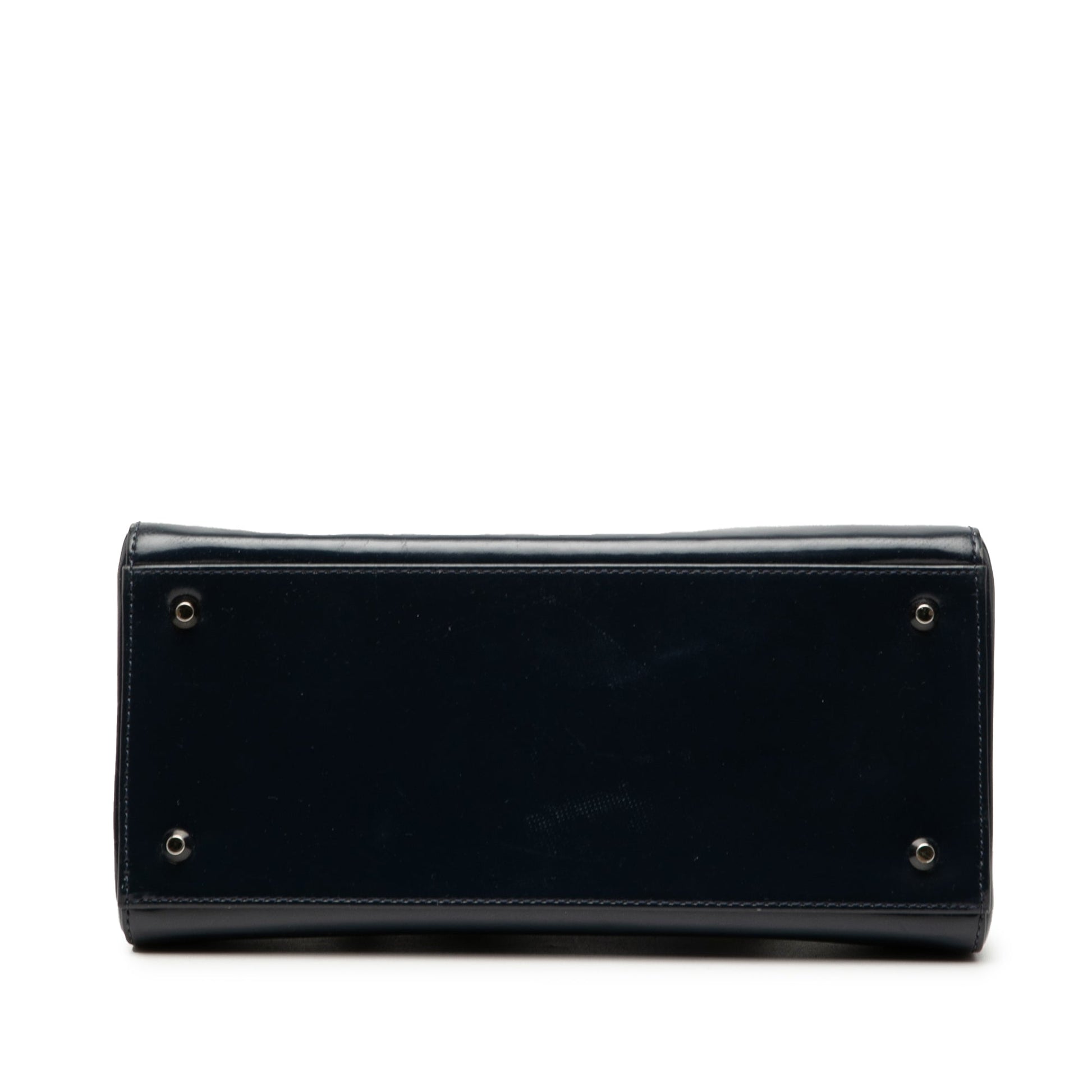 Medium Glazed Calfskin Lady Dior