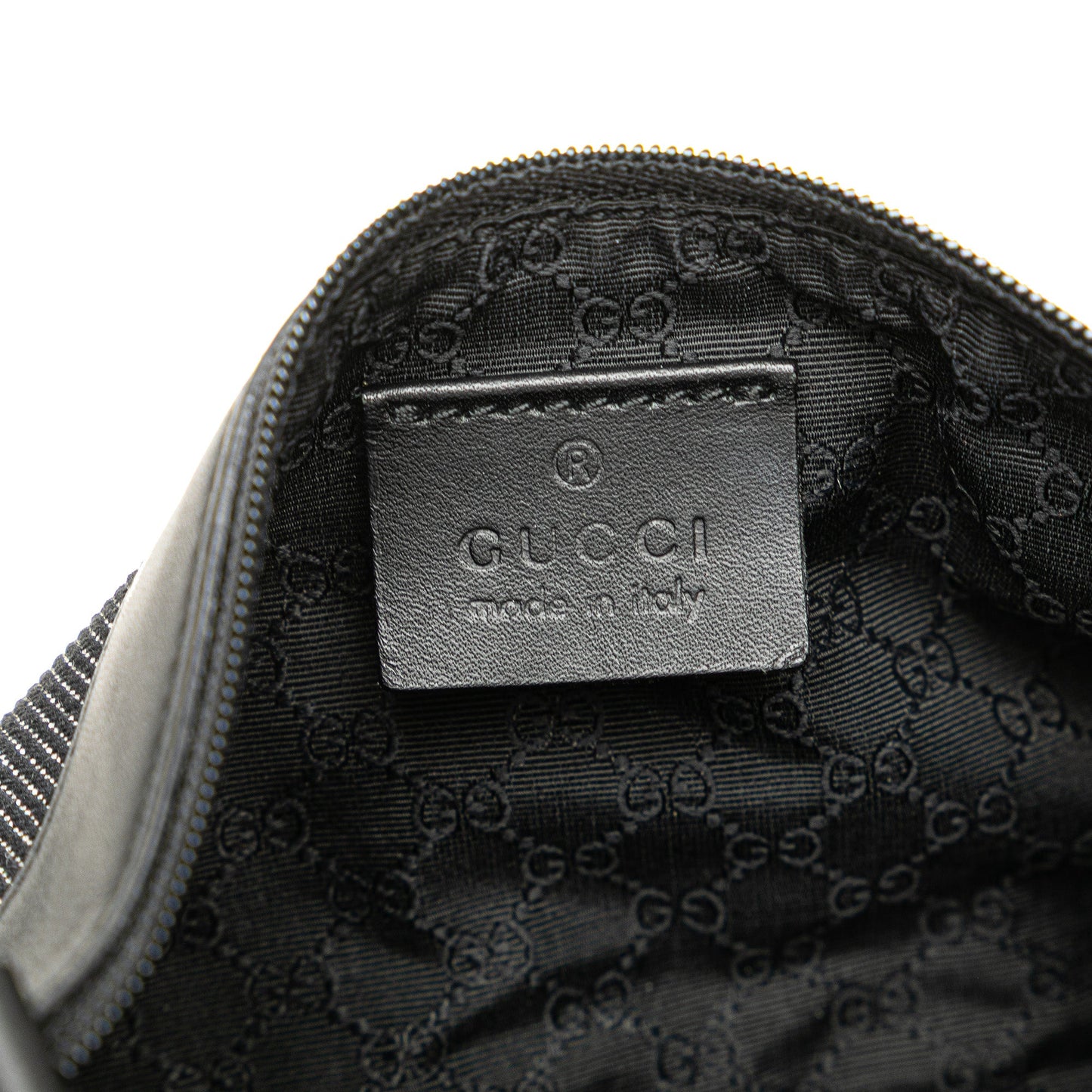 Gucci Denim Web Shoulder Bag