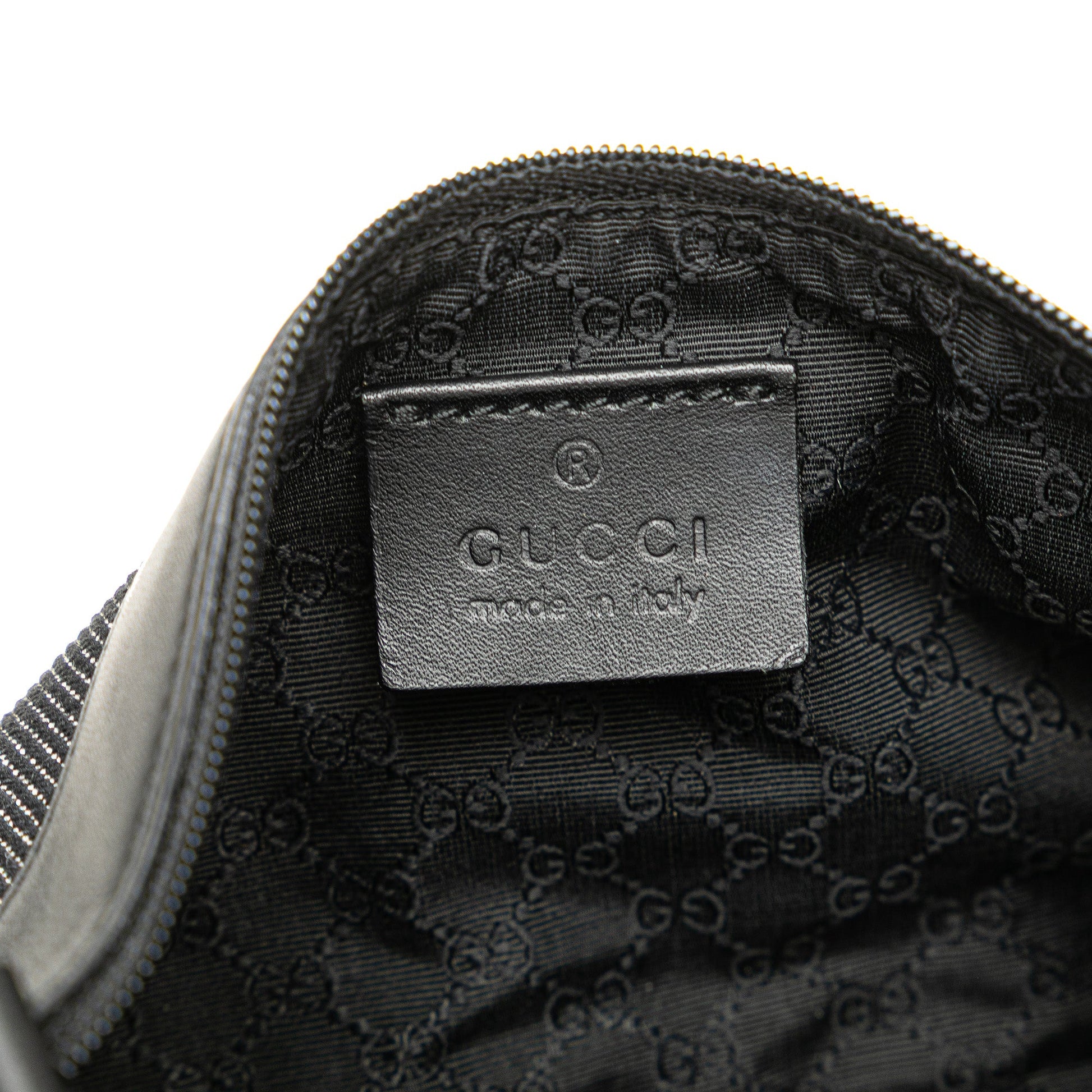 Gucci Denim Web Shoulder Bag