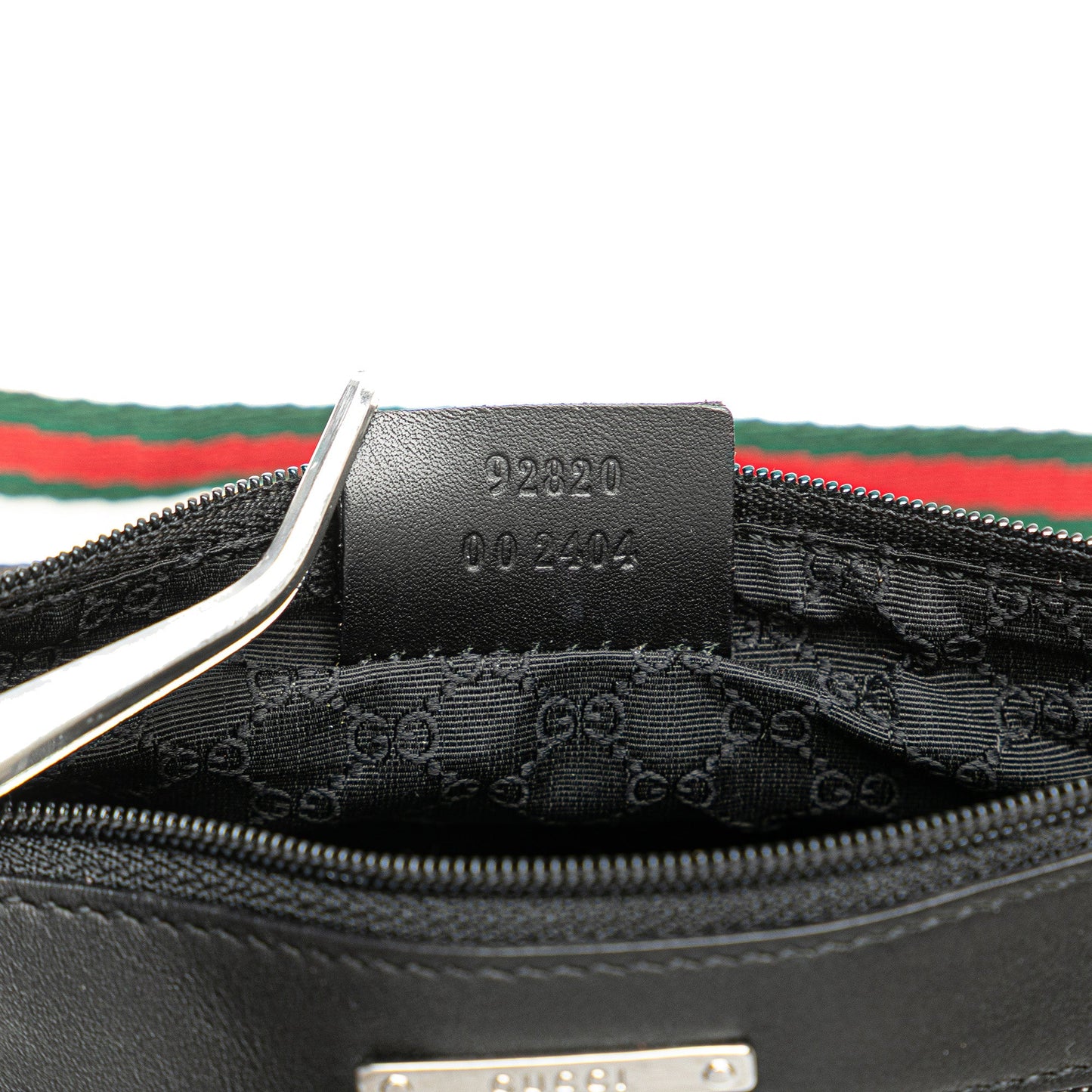 Gucci Denim Web Shoulder Bag