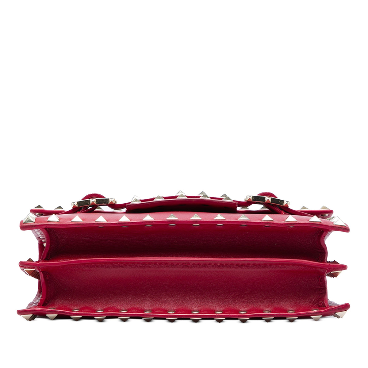 Valentino Leather Rockstud Flap Shoulder Bag