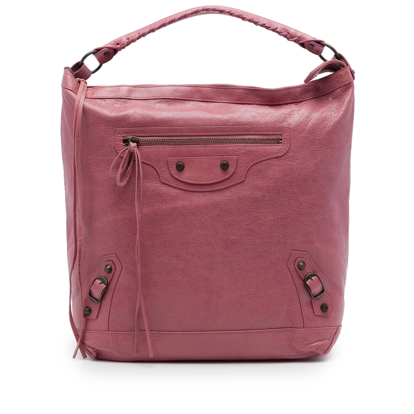 Balenciaga Lambskin Motocross Classic Day Hobo