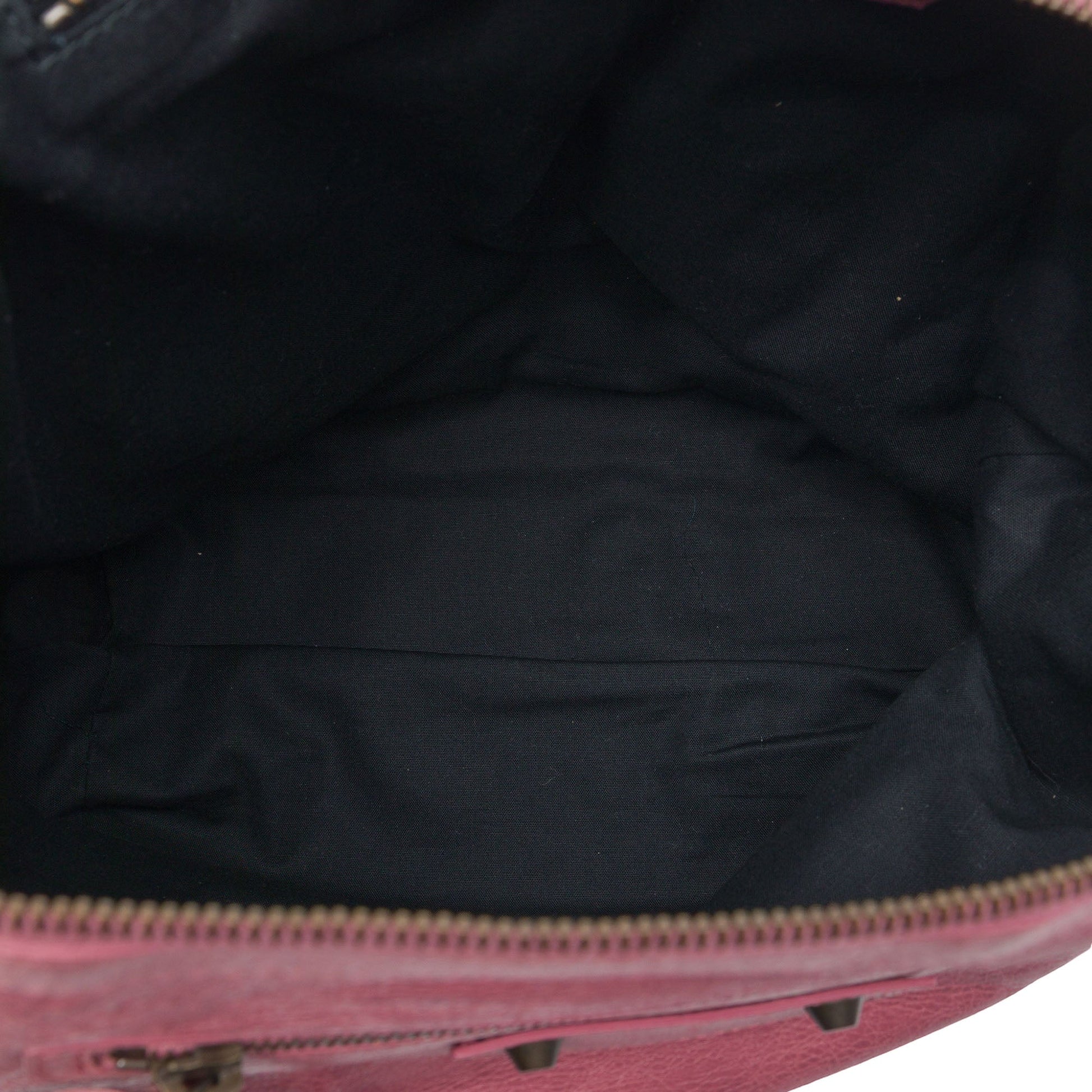 Balenciaga Lambskin Motocross Classic Day Hobo