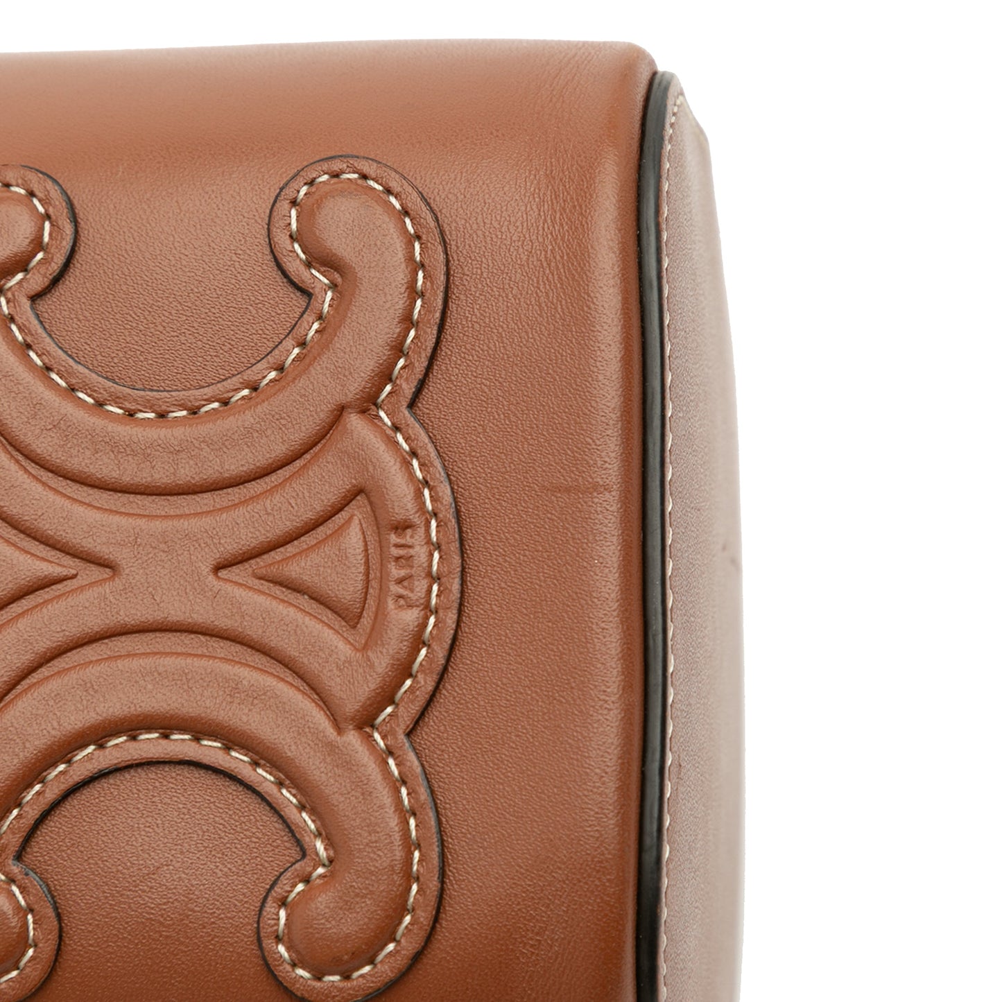 Celine Small Calfskin Cuir Triomphe Box Bag