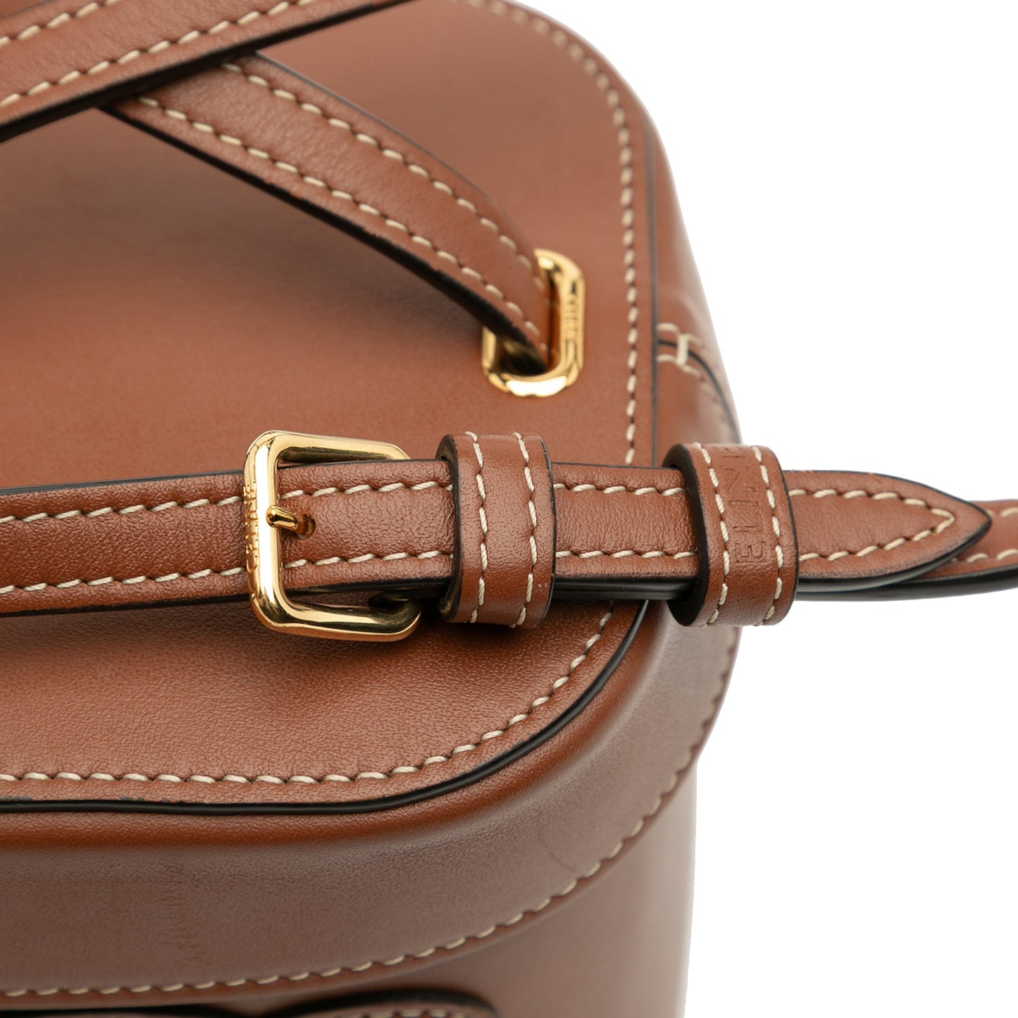 Celine Small Calfskin Cuir Triomphe Box Bag