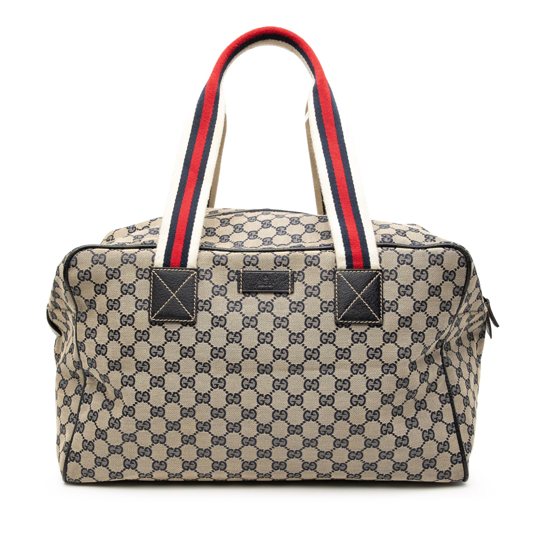 Gucci GG Canvas Web Travel Bag