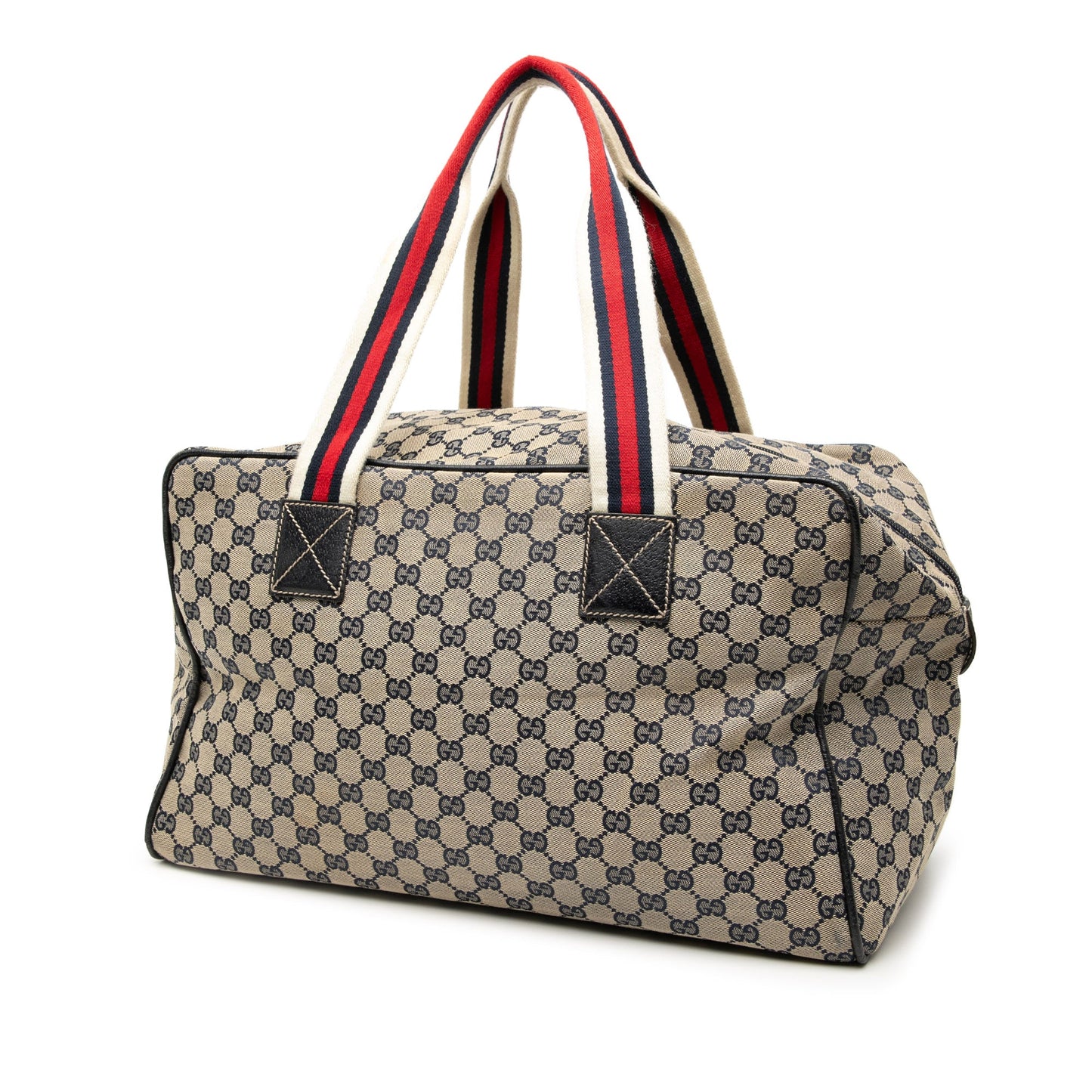 Gucci GG Canvas Web Travel Bag