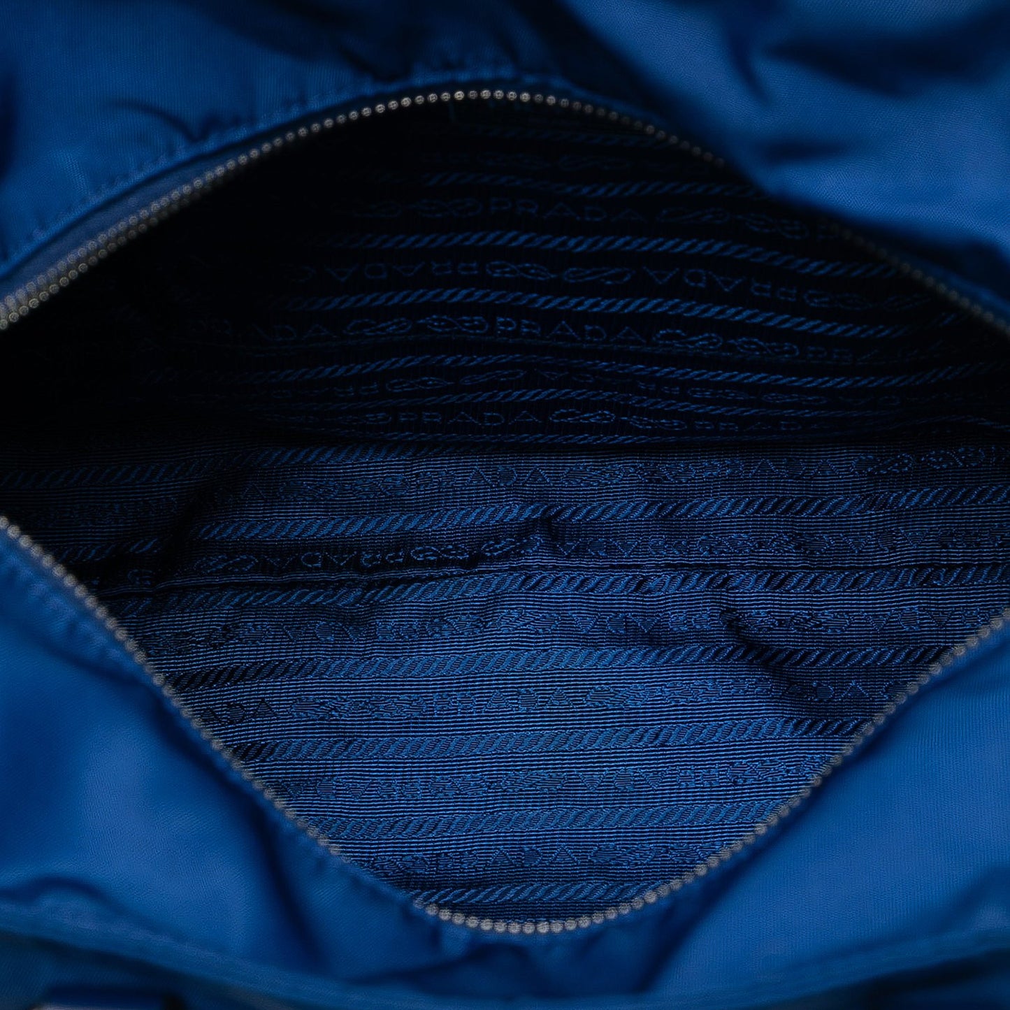 Prada Vitello Trimmed Tessuto Satchel