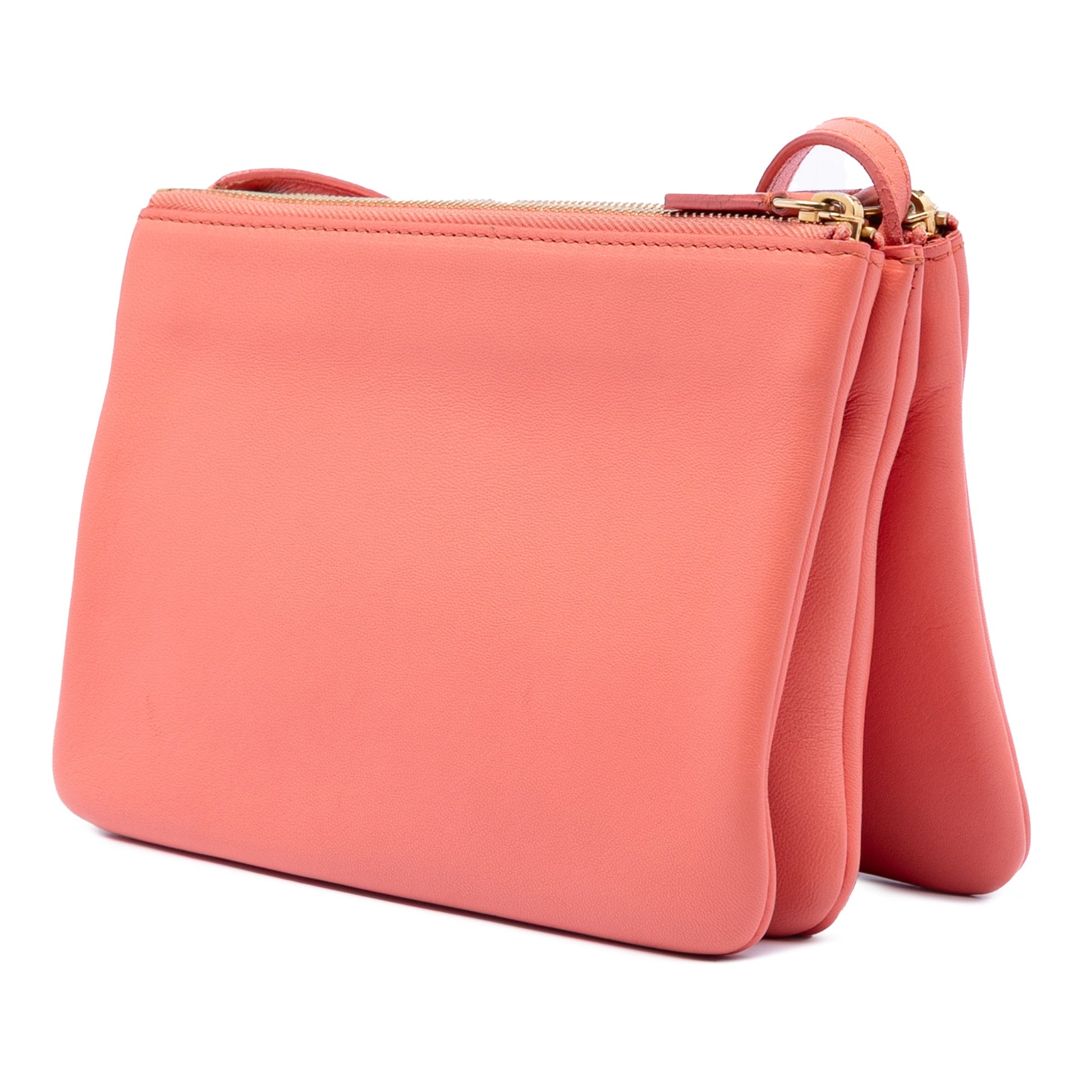 Celine Small Lambskin Trio Crossbody