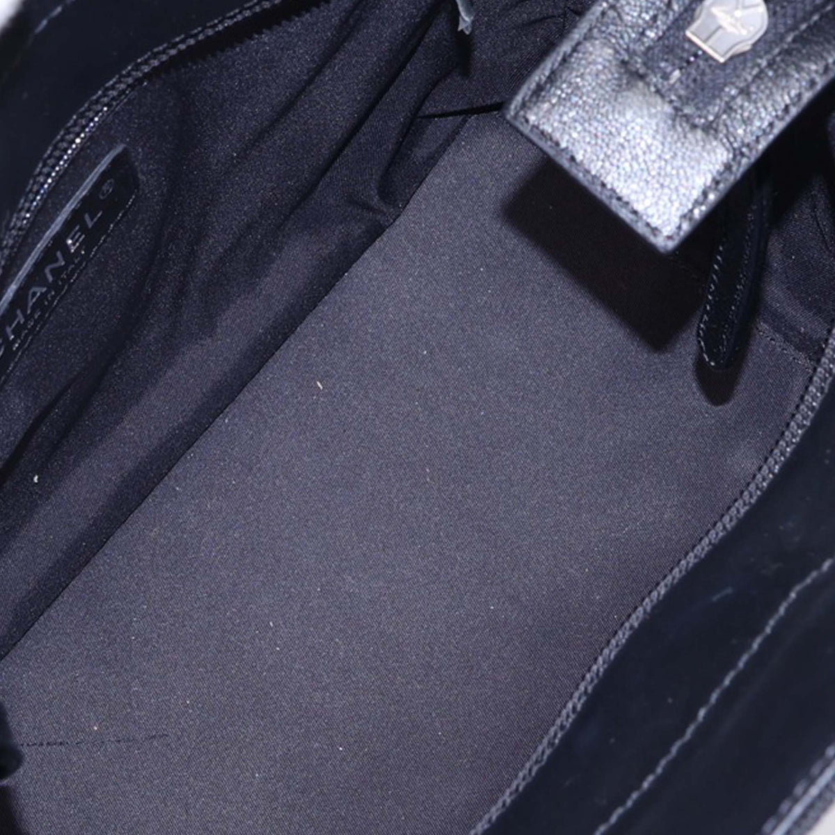 Chanel Small Quilted Coated Canvas Paris Biarritz Tote