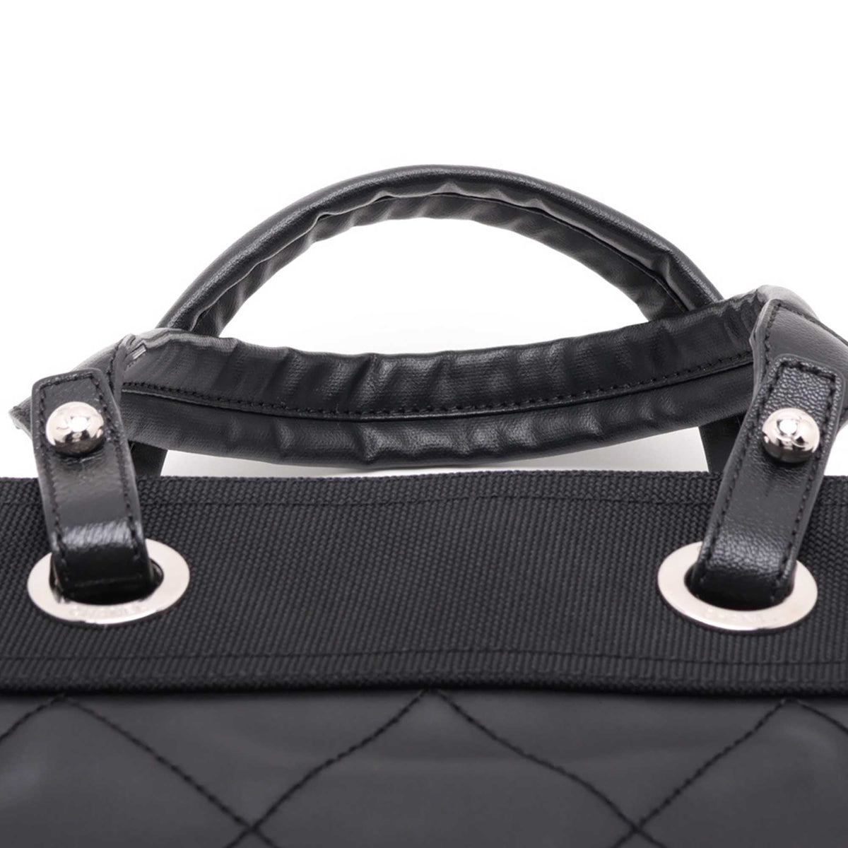 Chanel Small Quilted Coated Canvas Paris Biarritz Tote