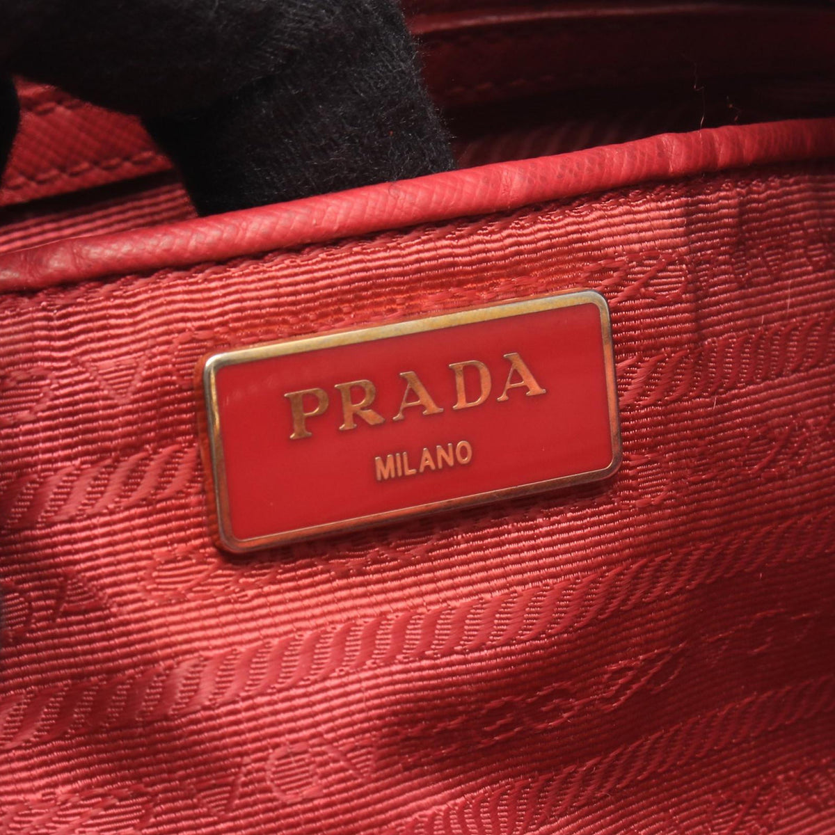 Prada Tessuto Shoulder Bag — Pink