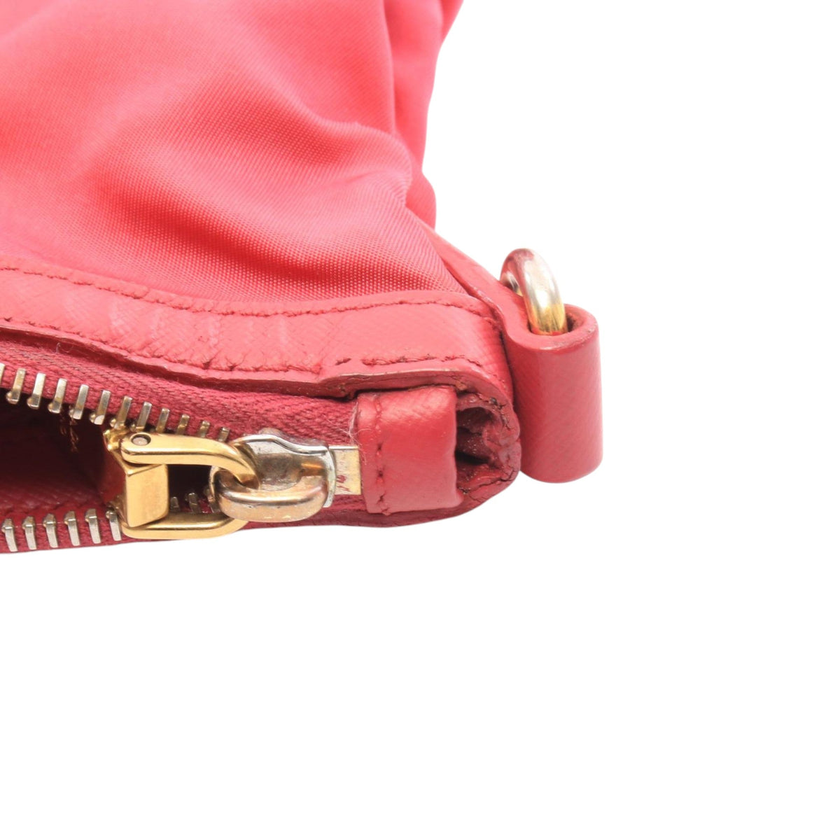 Prada Tessuto Shoulder Bag — Pink