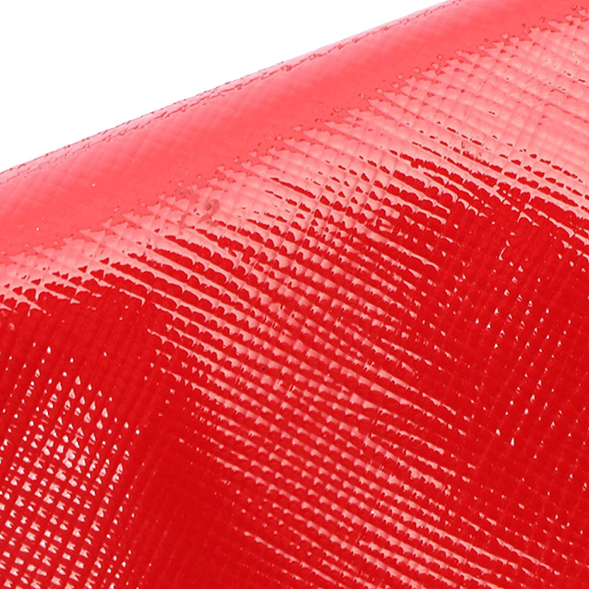 Prada Saffiano Vernice Crossbody — Red