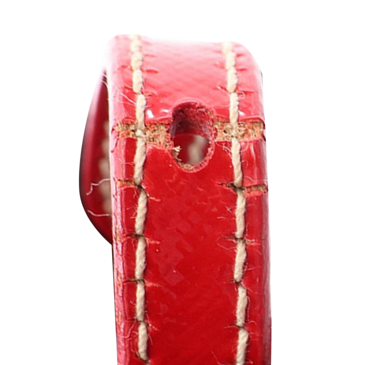 Prada Saffiano Vernice Crossbody — Red