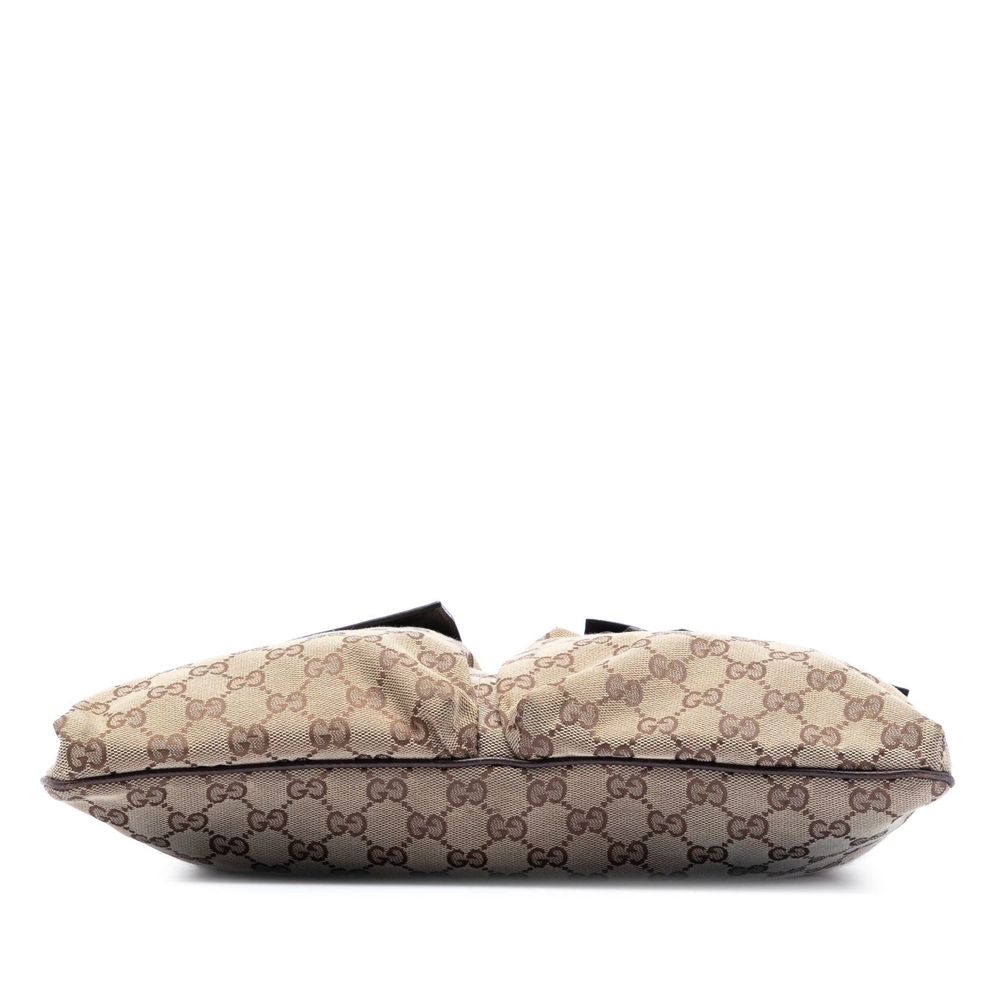 Gucci GG Canvas Web Double Pocket Crossbody