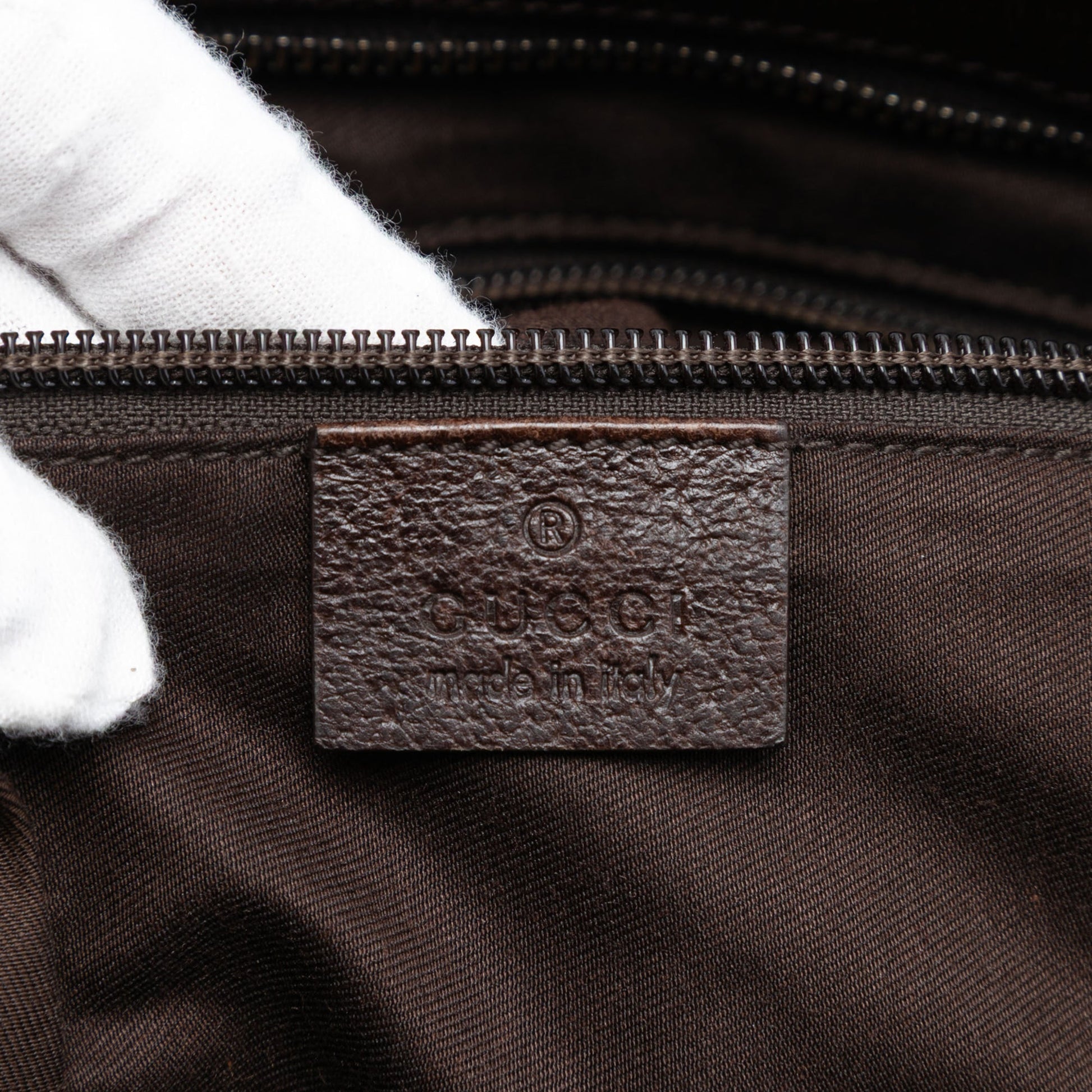 Gucci GG Canvas Web Double Pocket Crossbody
