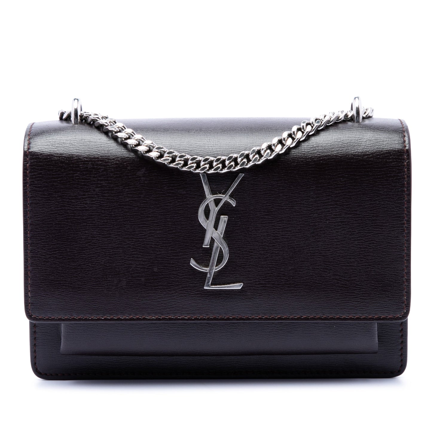 Saint Laurent Small Calfskin Monogram Sunset Crossbody