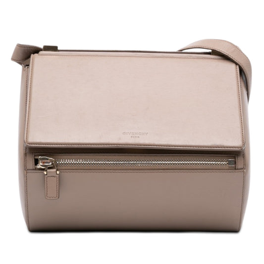 Givenchy Medium Grained Calfskin Pandora Box Crossbody