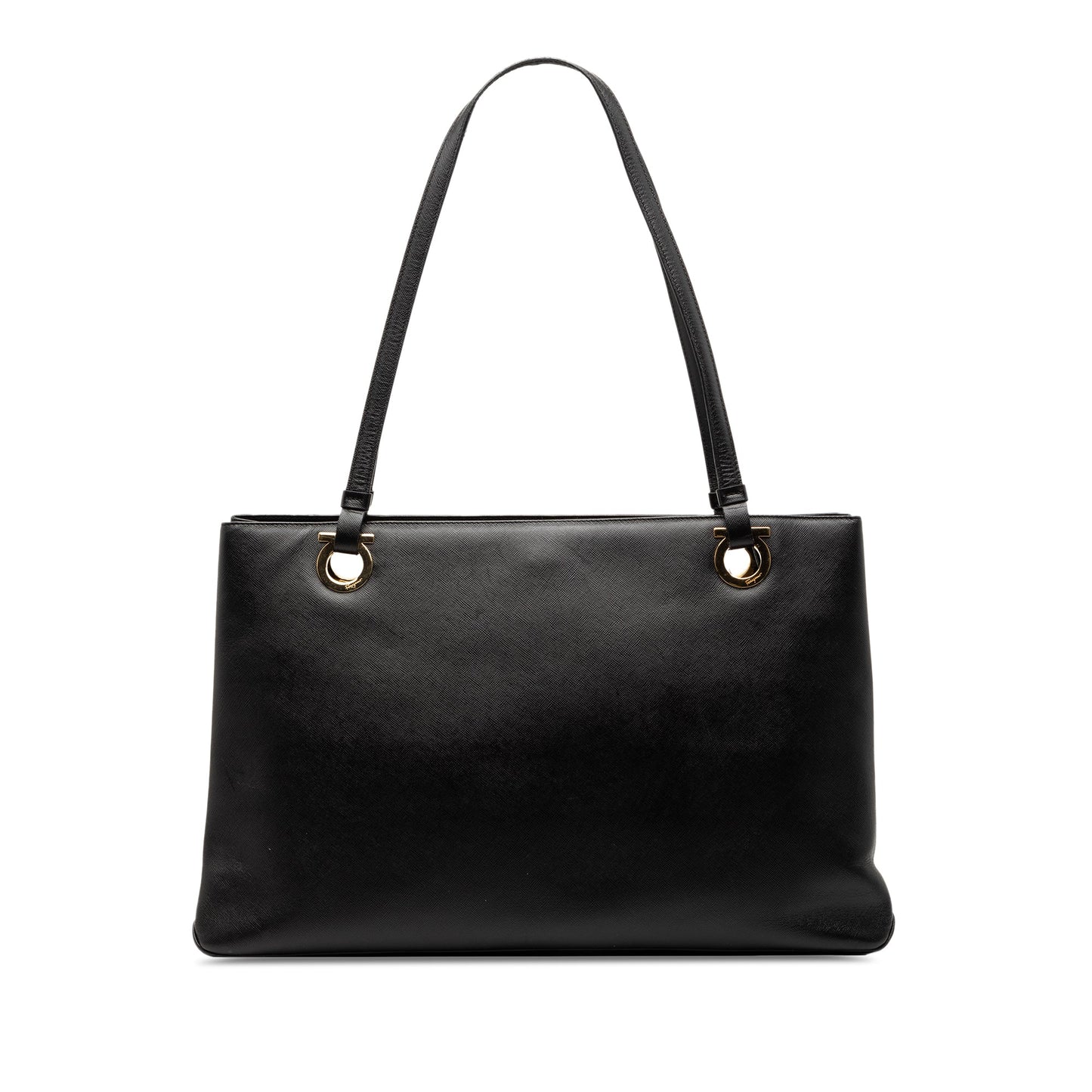 Ferragamo Leather Gancini Tote