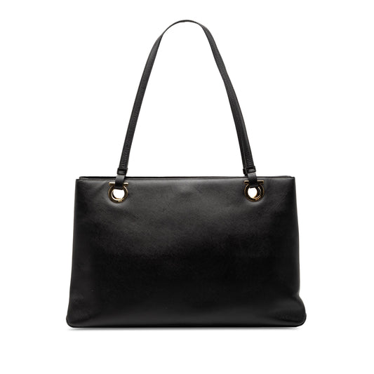 Ferragamo Leather Gancini Tote