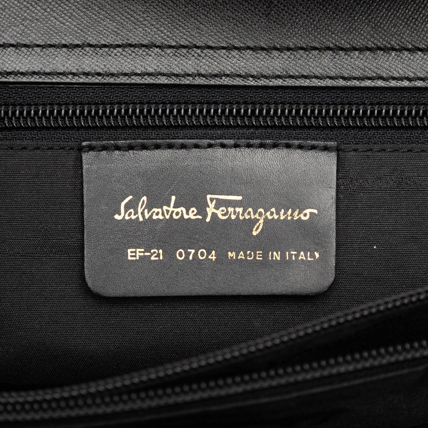 Ferragamo Leather Gancini Tote