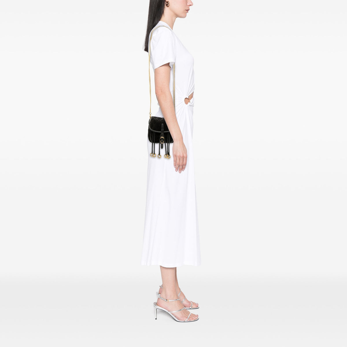 Prada Impuntu Velluto Corsaire Crossbody — Black